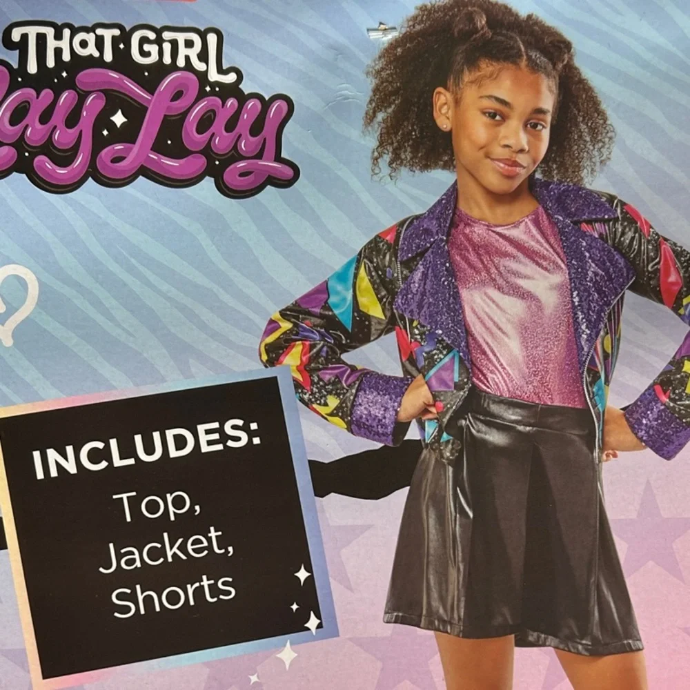 Kids Costume Set - Black, Purple, Blue